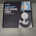 Wigoo Premium Microfiber Car Drying Towel 1300 GSM, 36" x 24" [Ultra-Absorbent, Streak-Free] Dual-Sided Edgeless Cleaning Towels with Twisted Loop, for Auto Detailing, Cars, SUV, Truck (2 Sizes)