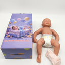 Realistic Reborn Baby Doll, 17.5 Inch Silicone Baby