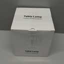 PUSU Cordless LED Gold Table Lamp, Rechargeable 4000mAh 3 Way Dimmable Bedside Small Lamp with Fabric Shade, Lighting for Bedroom, Kids Room, Bathroom, Kitchen, Home Decor, Gift, Night Light