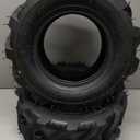 16x6.50-8 Pneumatic 2pr Tubeless Tire Fits Riding Mowers, Max Load- 615lbs, 2PLY Tubeless, Natural Rubber, Set of 2