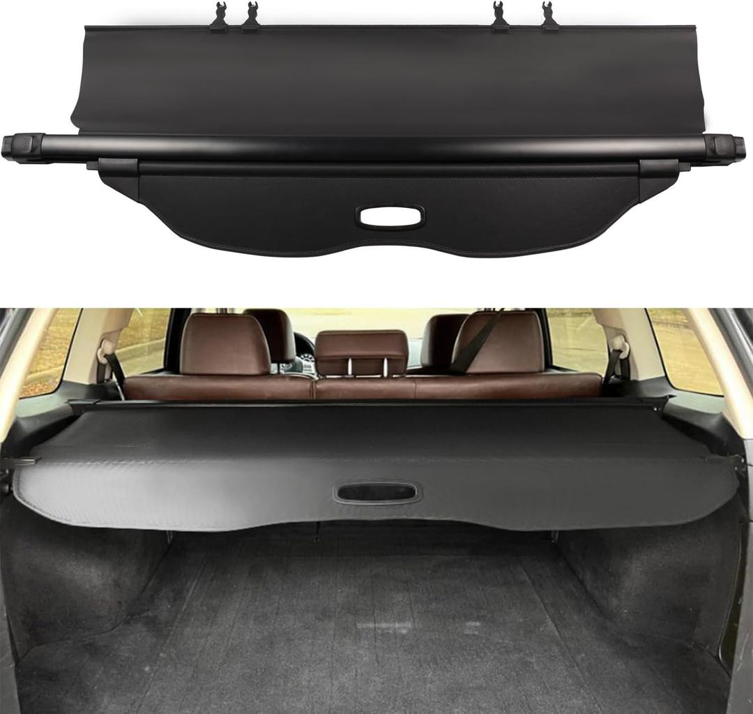 Cargo Cover for Subaru Outback Accessories 2015 2016 2017 2018 2019 Rear Trunk Shade Trunk Cargo CoverPower Rear gate