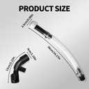 2 x Racing Fuel Jug Hose with Hose Bender, Transparent PVC Filter Design Racing Gas Can Spout Pipe Bender with X-Shape Opener Closer Attachment for Fuel Jug Gas Can