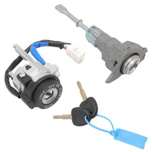 Full Cylinder Set Fits for Hyundai Elantra 2011-2015 1.8L Includes 1 Ignition Switch and 1 Left Front Door Lock with 2 Universal Keys Replaces 81970-3XA00 81910-3XA00 81900-3XF00 US660L