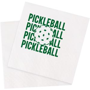 Funny Pickleball Quote Cocktail Napkins 50Pcs Pickleball Paper Disposable Napkins for Pickleball Players Party Table Decorations 5 x 5 Two-ply (Pickleball Pickleball)