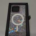 Cocomii - Rectangle Case Compatible with iPhone 16 Pro - Compatible with MagSafe, Opalescent Pearl, Glitter Sparkle, Glossy, Magnetic Phone Case for iPhone 16 Pro 6.3 inch, Opal Nebula