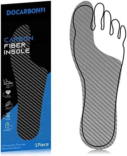 Morton´s Extension Orthotic,Recovery Carbon Fiber Insole, 1Piece, Very Rigid Foot Support Insert for Morton's Toe, Turf Toe, Arthritis, Hallux Rigidus, Broken Big Toe and Forefoot Pain 245mm