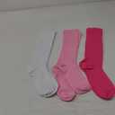 3 Pairs Kids Compression Socks 15-20 mmHg Knee Length Compression Stockings Travel Socks for Kids Childrens