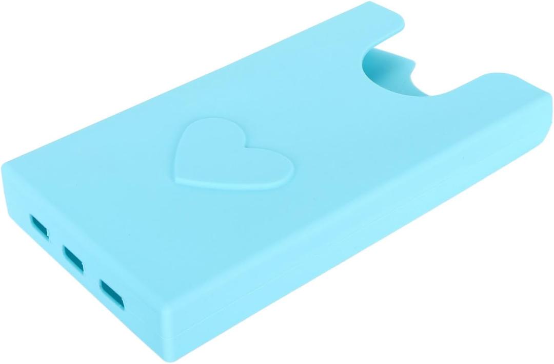 Love Insert Beach Bag Phone Holder Pendants Silicon Organi zer Suitable Mobile Phone Accessory Cradles Soak in Sunny Vibes with This Cell Phone Box Accessory Attachment (Lake Blue)