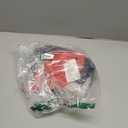 MAGQOO Black White Wig Black White Wig for Women Short Curly Wavy Hair Wigs Synthetic Heat Resistant Cosplay Costume Party Wigs