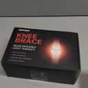 Upgraded PRO Red Light Therapy Knee Brace & 4 Vibration Massage - Rechargeable Controller, 660nm&850nm Red Light Therapy Heated Device for Knee/Elbow/Shoulder