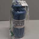Manna Push Stainless Steel Bottle with Push-open Locking Lid and Sipping Spout - 40 Oz - Indigo Powder Coat