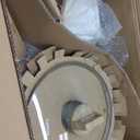 CAROTE 21Pcs Pots and Pans Set, Nonstick Cookware Sets, White Granite Induction Cookware Non Stick Cooking Set w/Frying Pans & Saucepans(PFOS, PFOA Free)