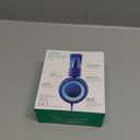 Kids Headphones - noot products K11 Foldable Stereo Tangle-Free 3.5mm Jack Wired Cord On-Ear Headset for Children/Teens/Boys/Girls/Smartphones/School/Kindle/Airplane Travel/Plane/Tablet (Navy/Teal)