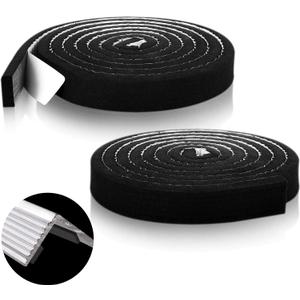 2 Pcs Metal Roofing Universal Vented Ridge Closure Strips 2 W x 15' l (30'l Total) Roof Panel Closure Self Adhesive Felt Tape Waterproof Windproof Seal for Metal Panels Insulation Weather Barrier