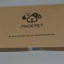 PHOEPET No Pull Dog Harness Medium Reflective Front Clip Vest with Handle,Adjustable 2 Metal Rings 3 Buckles,[Easy to Put on & Take Off](M, Pink)