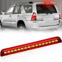 LED 3rd Third Brake Light Compatible with for Toyota 4Runner 2003-2009 High Mount 3rd Third Brake,Turn Signal Light Cargo Lamp,OEM 81570-35100 (RED, fit models with OEM rear spoiler)