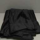 NICETOWN Black Blackout Curtain Blinds - Solid Thermal Insulated Window Treatment Blackout Drapes/Draperies for Bedroom (2 Panels, 42 inches Wide by 63 inches Long, Black)