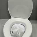 KOHLER 25875-0 Hyten 3" Height, Elevated Soft Close Elongated Toilet Seat, Contoured Seat with Grip-Tight Bumpers, Quick-Attach Hardware, No Slam Toilet Seat, White