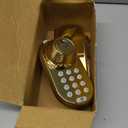 MiLocks DF-02P Keyless Entry Deadbolt Door Lock with Electronic Digital Keypad Entry, Polished Brass , Yellow