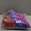 Long Colored Wigs - 6 Pack Wavy Neon & Curly Color Wigs for Women - Come with Extra Neon Glasses - Bachelorette Party Favors (Blue, Green, Orange, Purple, Pink, Wine Red)