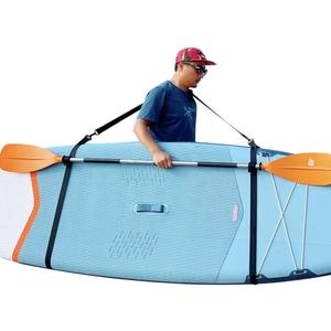 Kolti Paddle Board Carry Strap, Adjustable Heavy-Duty SUP Carrying Support Strap for Surfboard Stand Up Paddleboard Canoe Longboard Carry Belt Paddle Board Accessories (Black)