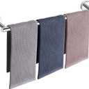 NearMoon Bath Towel Bar, Thicken Stainless Steel Shower Towel Rack Holder Wall Mounted for Bathroom, 33-lnch Overall Length-30-lnch Usable Hanging Space (1 Pack, Chrome Finish)