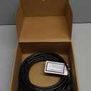 Amazon Basics Indoor Extension Cord, 3 Prong Outlet Extender Power Cord, 13 Amps, 125V, 25 Foot, Black, 2-Pack