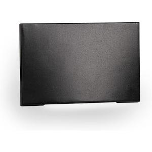 WAC Landscape Lighting, LEDme 120V LED Horizontal Scoop Indoor and Outdoor Step and Wall Light 3000K Built-in LED in Black