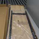 Lifewit 39.4 Inch Console Table Narrow Sofa Table with Metal Frame for Living Room Industrial Entryway Table for Hallway, Entrance, Office, Corridor, Behind Sofa, Grey Oak