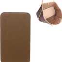 Handbag Base Shaper PU Leather Bag Liner Board Compatible with Speedy 30 Tote Purse 11.8 x 5.9 inch Bottom Pad Arc Corner Insert (Coffee)