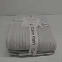 Calvin Klein - Queen Blanket, Premium Cotton Honeycomb Weave Bedding, Medium Weight Bed Blanket (Cotton Weave Blue, Queen)