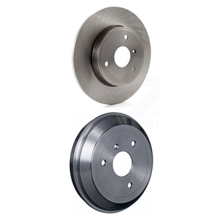 Front Rear Disc Brake Rotors Drums Kit For 2005-2016 Smart Fortwo K8-102185 (1 Piece)