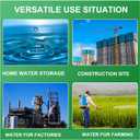 Plastic Portable Water Tank Water Storage Tank for Camping with Spigot Hose Water Container Water Storage Container for Emergency Water Storage Hiking Outdoor(Size:4 Gallon / 15L)