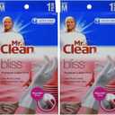 Mr. Clean 243033 Bliss Premium 1-pair Latex-free Gloves, Medium (4 Pack)
