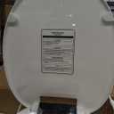 XCQQ Electric Heated Bidet Toilet Seat with Warm Water Wash, Warm Air Dryer, Soft Closed Lid, Night Light, LED Display, Toilet Seat with Bidet Requires Outlet - Round