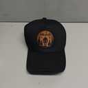 Bigfoot Trucker Hat for Men, Big Foot Sasquatch Gifts, Adjustable Embroidered Bigfoot Baseball Cap Black