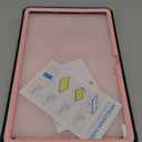 All-New 8 & 8 Plus Tablet 8,DJ&RPQ Incompatible iPad TCL Full Body Rugged Hands-Free Viewing Stand Back Cover with Screen Protector-Pink