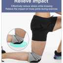 Knee Pads for Women & Men, Dance Knee Pads Volleyball Knee Pads for Women Men Wrestling Knee Pads Wrestling Gear, Crash Pad Snowboarding Gear Knee Protector Soft Knee Pads for Work (Small, Black)