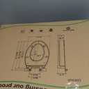 Raised Elongated Bidet Toilet Seat 18.5", Soft Close Lid, Dual Self-Cleaning Nozzles, Quick Release, Heavy-Duty PP, Stable & No Loosening, Ideal for Seniors & Limited Mobility, White