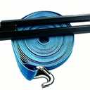 Strap Winder for 1/2 Inch Impact Drill - Heavy Duty Aluminum Ratchet Strap Roller, Cordless Drill Attachment for Flatbed Truck Trailer Winch Straps up to 4 Inch Wide