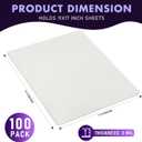 Laminating Sheets, 100 Pack Laminating Pouches Holds 11 x 17 Inch Sheets, 3 Mil Laminate Sheets 11.5 x 17.5 Inch for Laminator, Clear Thermal Laminating Pouches with Round Corner (100)