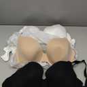 Fruit of the Loom Women's Smooth Cotton T-Shirt Bra Pack - Ultra-Soft, Flexible, and Invisible Under Tees (38DDD)