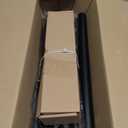 Double Curtain Rod, 1 Inch Black Long Dual Curtain Rods for Windows 66 to 120 Inch, Decorative Adjustable Heavy Duty Telescopic Spliced Window Treatment Rods for Bedroom Living Room Farmhouse