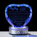 Qianwei Wedding Gifts for Couples Unique 2025 - Happy Anniversary Marriage Gift Crystal Keepsake - Engagement Gifts Bridal Shower Gifts for Bride and Groom Engagement Newlywed Mr and Mrs Gifts