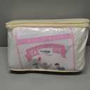 4pk Spandex Ivory Tablecloths for 6 Foot Rectangle Tables, Stretch Table Cloth 6ft Fitted Tablecover Skirt for Parties Weddings Birthday Banquet Baby Shower