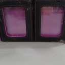 Kabinka Commander Deck Box for MTG Fits 400+ Double-Sleeved Card Storage, 5 IN 1 Removable Card Case with Dice Tray, Display Window for TCG/PTCG/EDH, 4 Magnetic One Touch Holders (Black Purple)