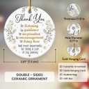 4 x Thank You Gifts for Women 2025, Appreciation Gifts for Coworkers, Mentors, Managers, Teachers, Friends, Moms, Ceramic Ornaments for Inspirational Christmas Decorations