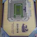 YouTheFan NCAA Kansas State Wildcats 5-Layer StadiumView 3D Wall Art - Bill Snyder Family Stadium
