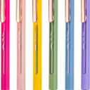 Mr. Pen- Retractable Gel Pens, 6 Pack, Black Ink, Vibrant Barrels, Fine Point 0.5 mm, Fast Dry, Smooth Writing, Cute Gel Ink Pens for Drawing, Writing Planner and School Supplies
