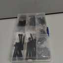 202 Pieces Black M4 x 30/35 /40/45 /50 mm Hex Socket Head Cap Screws Nuts Washers Assortment Kit, 12.9 Grade Alloy Steel